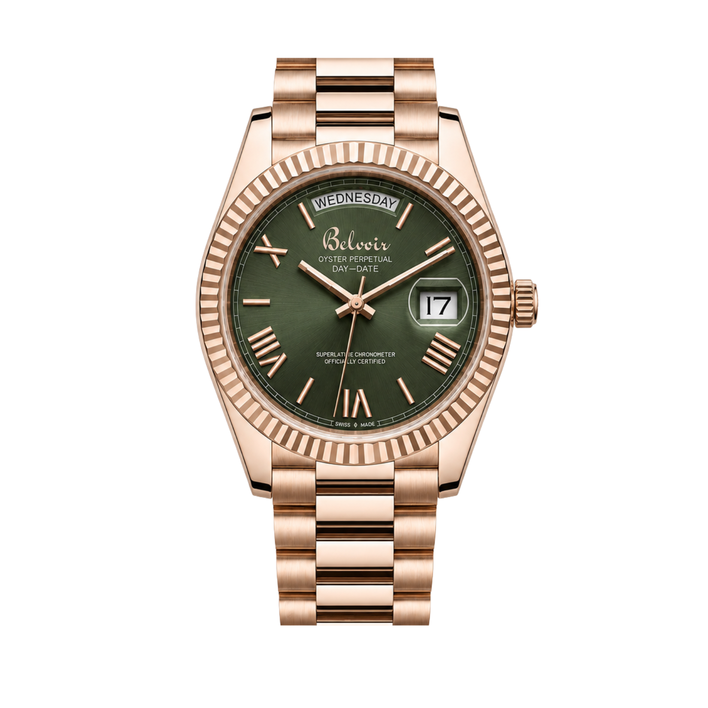 Day-Date | Rose Gold Green