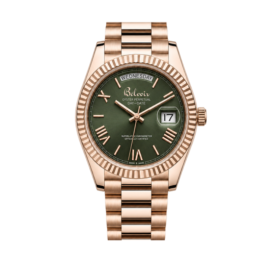 Day-Date | Rose Gold Green